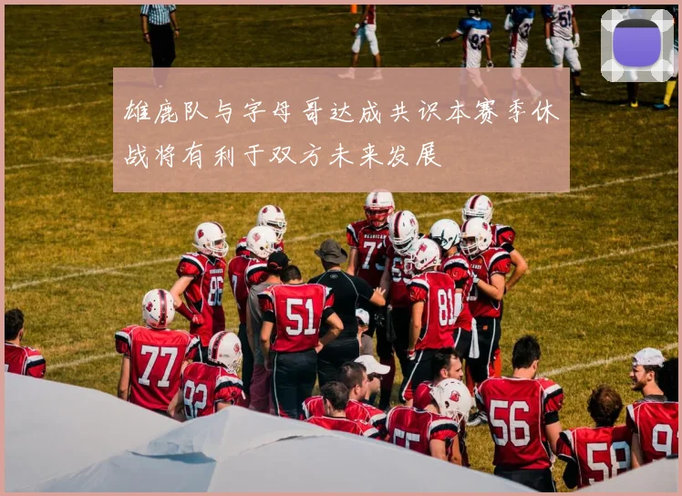 雄鹿队与字母哥达成共识本赛季休战将有利于双方未来发展