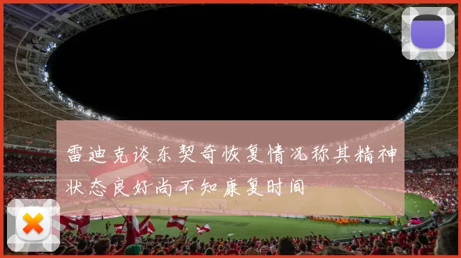雷迪克谈东契奇恢复情况称其精神状态良好尚不知康复时间